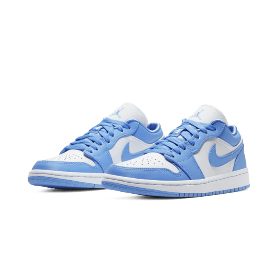 AO9944-441 Air Jordan 1 Low Unc University Blue/University Blue-White