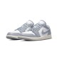 553558-053 Air Jordan 1 Low Vintage Grey Stealth/White/Sail