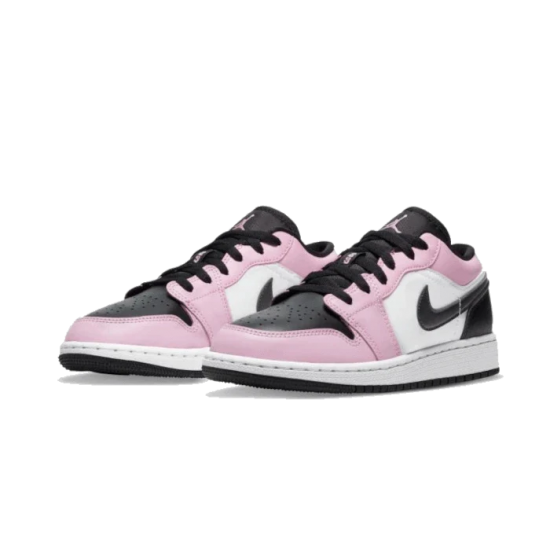 554723-601 Air Jordan 1 Low White Light Arctic Pink Lightarcticpink/White/Black