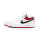 553558-118 Air Jordan 1 Low White University Red Black White/University Red-Black