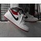 553558-118 Air Jordan 1 Low White University Red Black White/University Red-Black