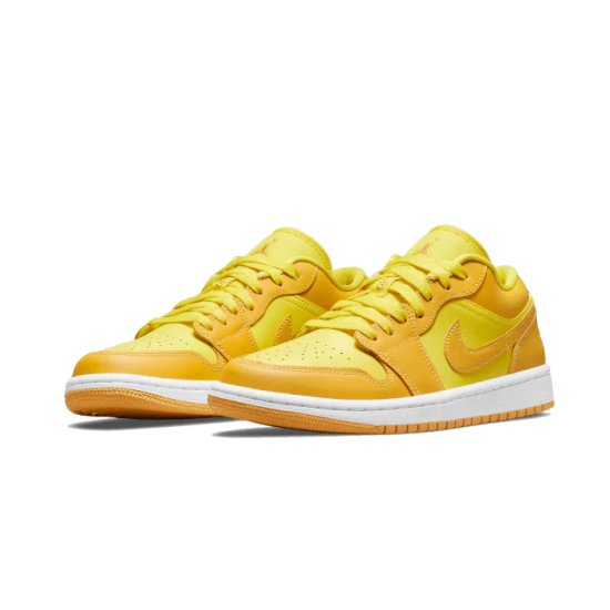 DC0774-700 Air Jordan 1 Low Yellow Strike Yellow Strike/White/Pollen 