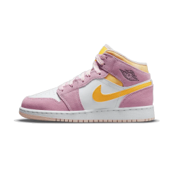 DC9517-600 Air Jordan 1 Mid Arctic Pink White/Arctic-Pink 