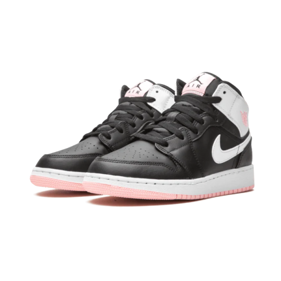 554725-440 Air Jordan 1 Mid Arctic Pink Black Racer Blue