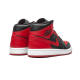 554724-074 Air Jordan 1 Mid Banned (2020) Black/University Red-Black-White