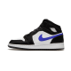 554725-084 Air Jordan 1 Mid Black Racer Blue White Black/Racer Blue-White 