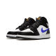 554725-084 Air Jordan 1 Mid Black Racer Blue White Black/Racer Blue-White 