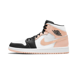 554724-133 Air Jordan 1 Mid Crimson Tint Crimson Tint/White-Black 