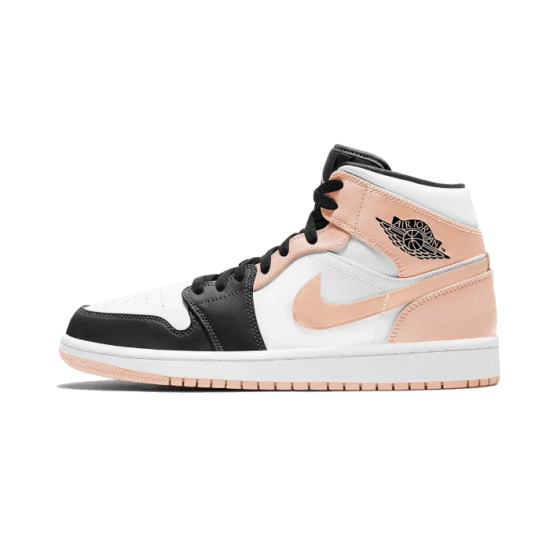 554724-133 Air Jordan 1 Mid Crimson Tint Crimson Tint/White-Black 