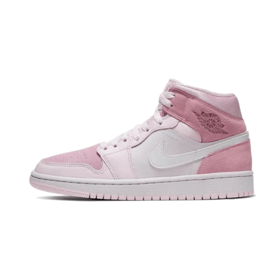 CW5379-600 Air Jordan 1 Mid Digital Pink Digitalpink/White-Pinkfoam-Sail