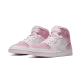 CW5379-600 Air Jordan 1 Mid Digital Pink Digitalpink/White-Pinkfoam-Sail