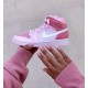 CW5379-600 Air Jordan 1 Mid Digital Pink Digitalpink/White-Pinkfoam-Sail