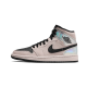 BQ6472-602 Air Jordan 1 Mid Dirty Powder Iridescent Dirtypowder/Black