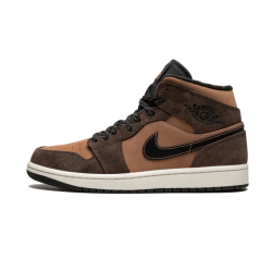 Nike Air Jordan 1 Mid Earthy Brown 