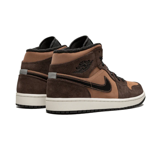 Nike Air Jordan 1 Mid Earthy Brown 