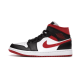 554724-122 Air Jordan 1 Mid Gym Red Black White White/Gym Red-Black 