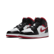 554724-122 Air Jordan 1 Mid Gym Red Black White White/Gym Red-Black 