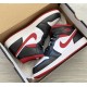 554724-122 Air Jordan 1 Mid Gym Red Black White White/Gym Red-Black 