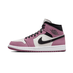 DC7267-500 Air Jordan 1 Mid Light Mulberry Light Mulberry/Light Bone/White/Black