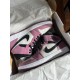 DC7267-500 Air Jordan 1 Mid Light Mulberry Light Mulberry/Light Bone/White/Black