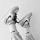 554725-092 Air Jordan 1 Mid Light Smoke Gray Light Smoke Gray/Black-White 