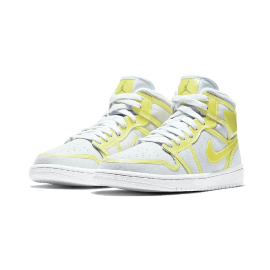 DA5552-107 Air Jordan 1 Mid Lx Opti Yellow Off White/Opti Yellow/White 