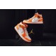 DM3531-800 Air Jordan 1 Mid Metallic Orange White/Metallicorange/Black