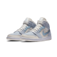 DA4666-100 Air Jordan 1 Mid Mixed Textures Blue Summitwhite/Celestineblue-White