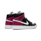 BQ6472-602 Air Jordan 1 Mid Noble Red Dirtypowder/Black