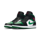 554725-067 Air Jordan 1 Mid Pine Gree Pinegreen/White-Black-Universityred