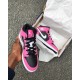 555112-002 Air Jordan 1 Mid Pinksicle Black/White-Pinksicle