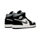 852542-011 Air Jordan 1 Mid Satin Gray Toe Black/Anthracite-Sail