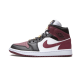 CZ4385-016 Air Jordan 1 Mid Se Black Dark Beetroot Black/White Dark Beetroot