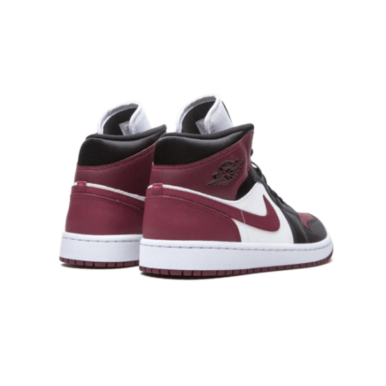 CZ4385-016 Air Jordan 1 Mid Se Black Dark Beetroot Black/White Dark Beetroot