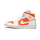 CZ0774-800 Air Jordan 1 Mid Se Bright Citrus Bright Citrus/White