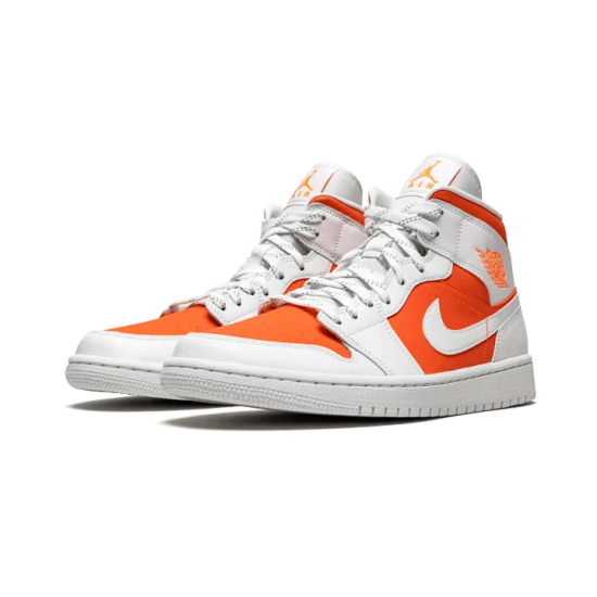 CZ0774-800 Air Jordan 1 Mid Se Bright Citrus Bright Citrus/White