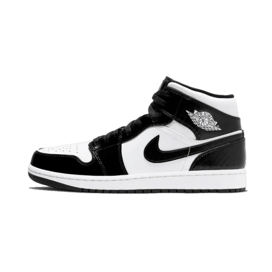 DD1649-001 Air Jordan 1 Mid Se Carbon Fiber Black/Black-White