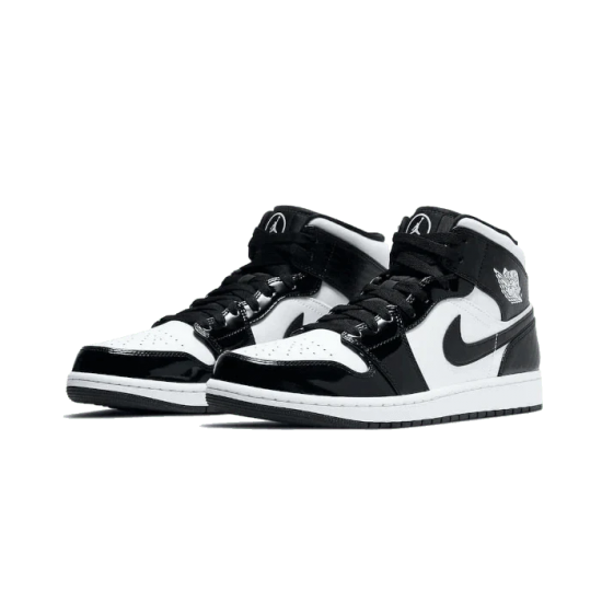 DD1649-001 Air Jordan 1 Mid Se Carbon Fiber Black/Black-White