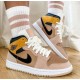 DD2224-200 Air Jordan 1 Mid Se Particle Beige Particlebeige/Black-Metallicredbronze