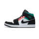 852542-116 Air Jordan 1 Mid Se South Beach White/Black-Pink-Green