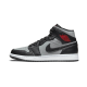 554724-096/554725-096 Air Jordan 1 Mid Shadow Red Black/Particle Gray-White-Gym Red 