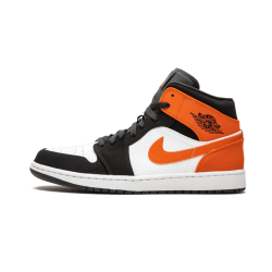 554724-058 Air Jordan 1 Mid Shattered Backboard Black/Orange/White