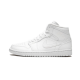 554725-130 Air Jordan 1 Mid Triple White White/White/White