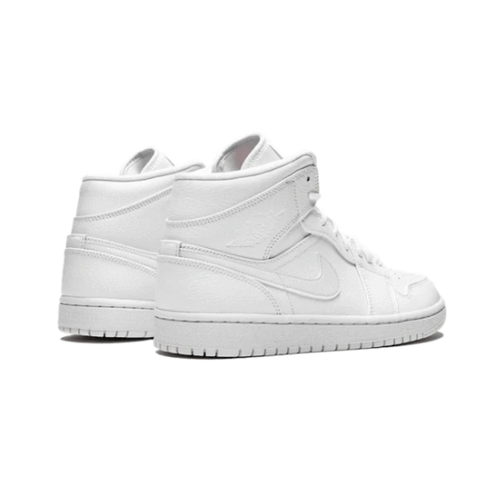 554725-130 Air Jordan 1 Mid Triple White White/White/White