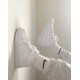 554725-130 Air Jordan 1 Mid Triple White White/White/White