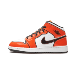 BQ6931-802 Air Jordan 1 Mid Turf Orange Turf Orange/Black/White 