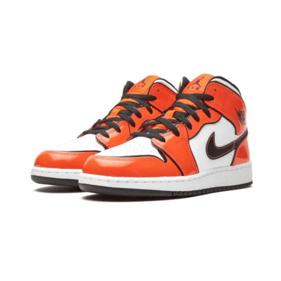 BQ6931-802 Air Jordan 1 Mid Turf Orange Turf Orange/Black/White 