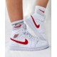 BQ6472-106 Air Jordan 1 Mid University Red White/University Red 