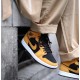 DB5453-700 Air Jordan 1 Mid Wheat Wheat/Black 