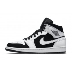 Nike Air Jordan 1 Mid White Black 